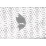 Raymond 100% Egyptian Giza Cotton (Premium Cotton) White Printed Pattern Unstitched Shirt Fabric of 1.60 meters / VV2388N