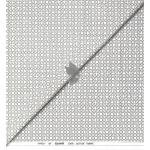 Raymond 100% Egyptian Giza Cotton (Premium Cotton) White Printed Pattern Unstitched Shirt Fabric of 1.60 meters / VV2388Q