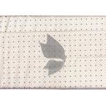 Raymond 100% Egyptian Giza Cotton (Premium Cotton) White Printed Pattern Unstitched Shirt Fabric of 1.60 meters / VV2388X