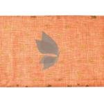 Raymond 100% Pure Linen Orange (Salmon) color Printed Unstitched Shirt Fabric of 1.6 meters / VV2389P