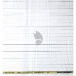 J.Hampstead Moretti Premium Egyptian Collection with 100% Giza Cotton White colour Striped Pattern Unstitched Shirt Fabric of 1.6 mts / VV2390U