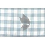 J.Hampstead Moretti Premium Egyptian Collection with 100% Giza Cotton White Checkered Pattern Unstitched Shirt Fabric of 1.6 mts - Made In Italy / VV2391A