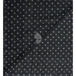 J.Hampstead 100% Pure Giza Cotton Printed pattern Black colour Unstitched Shirt Fabric of 1.6 meters / VV2392AC