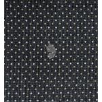 J.Hampstead 100% Pure Giza Cotton Printed pattern Black colour Unstitched Shirt Fabric of 1.6 meters / VV2392AC