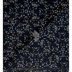 J.Hampstead 100% Pure Giza Cotton Printed pattern Navy Blue colour Unstitched Shirt Fabric of 1.6 meters / VV2392W