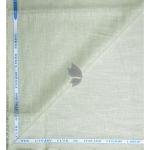 J.Hampstead Moretti 100% Pure Linen Fabric with Light Green (Pear) Colour Plain Pattern Unstitched Shirt Fabric of 1.6 mts / VV2402