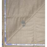 J.Hampstead Moretti 100% Pure Linen Fabric with Beige (Umber) Colour Plain Pattern Unstitched Shirt Fabric of 1.6 mts / VV2421