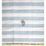 J.Hampstead Moretti Premium Egyptian Collection with 100% Giza Cotton Light Green (Celadon) Colour Striped Pattern Unstitched Shirt Fabric of 1.6 mts - Made In Italy / VV2433