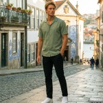 J.Hampstead Moretti Premium Egyptian Collection with 100% Giza Cotton Green colour Plain Pattern Unstitched Shirt Fabric of 1.6 mts - Made In Italy / VV2456