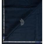 J.Hampstead Moretti Premium Egyptian Collection with 100% Giza Cotton Navy Blue colour Plain Pattern Unstitched Shirt Fabric of 1.6 mts - Made In Italy / VV2457