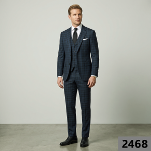 Raymond Australian Merino Wool blended Checkered pattern and Fabric for all  Seasons Wear Green Colour Unstitched Suit Fabric of 3.5 Mts / VV2468