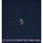 Raymond Australian Merino Wool blended Checkered pattern and Fabric for all  Seasons Wear Navy Blue Colour Unstitched Suit Fabric of 3 Mts / VV2472
