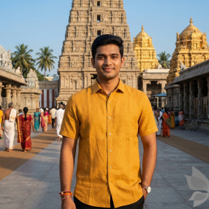 Siyaram's 100% Pure Linen 60 Lea Plain Yellow Colour Unstitched Shirt Fabric - 1.60 Mts / VV2490