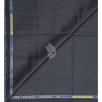 J.Hampstead Moretti Premium Egyptian Collection with 100% Giza Cotton Grey Colour Jacquard Pattern Unstitched Shirt Fabric of 1.6 mts - Made In Italy / VV2520