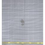 J.Hampstead Moretti Premium Egyptian Collection with 100% Giza Cotton Grey Colour Checkered Pattern Unstitched Shirt Fabric of 1.6 mts - Made In Italy / VV2532