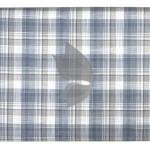 J.Hampstead Moretti Premium Collection with 100% Giza Cotton Grey colour Checkered Pattern Unstitched Shirt Fabric of 1.6 mts - Made In Italy / VV2544