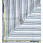 J.Hampstead Moretti Premium Egyptian Collection with 100% Giza Cotton Multicolour Striped Pattern Unstitched Shirt Fabric of 1.6 mts - Made In Italy / VV2550