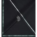 Raymond Australian Merino wool blend with Smart Stretch and made from Fine Merino Wool Striped Pattern Black colour Unstitched Suit Fabric of 3.25 meters / VV2594