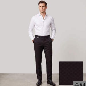 Raymond Australian Merino wool blend Self Design Pattern Maroon (Snuff) colour Unstitched Trouser Fabric of 1.3 meters / VV2598