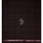 Raymond Australian Merino wool blend with "EXCELLENCE" named and Easy Care Brown colour Checkered Pattern Unstitched Suit Fabric of 3.5 meters / VV2603