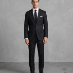 Raymond 35% Viscose Blended Roll Grey colour Solid Pattern Unstitched Suit Fabric of 3.25 meters / VV2610