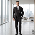 Raymond 35% Viscose Blended Snuff (Brown) colour Solid Pattern Unstitched Suit Fabric of 3.5 meters / VV2613