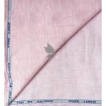 Raymond 100% Pure Linen from "FIJI" with "Double Wrap Weaving" Pink (Mistyrose) colour Plain Unstitched Shirt Fabric of 1.70 meters / VV2636