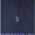 Raymond Luxurious fabric with Super 130's wool count & 70% wool Blue colour Checkered Unstitched Trouser fabric of 1.25 mts / VV2661