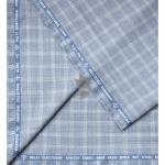Raymond Champions Collection made from Super 90's wool ultra fit Blue checkered unstitched suit fabric of 3.5 Mts / VV2690
