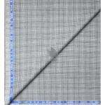 Raymond La miraco collection with 45% merino wool blend + 16% Viscose blend Grey checkered unstitched trouser fabric of 1.3 Mts / VV2695