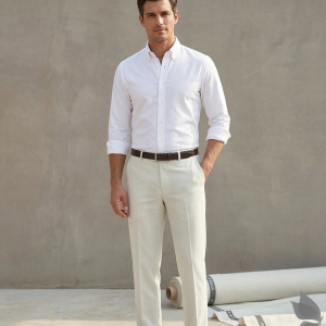 Raymond collection Viscose blended fabric with Soft & Pliable fabric Light Green (Pear) colour Solid pattern unstitched trouser fabric of 1.25 Mts / VV2725