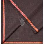 Raymond "Icona" collection merino wool with 45% wool blended Brown Matty pattern unstitched Suit fabric of 3.5 meters / VV2750