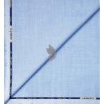J.Hampstead Moretti Premium Egyptian Collection with 100% Giza Cotton Sky Blue Jacquard Pattern Unstitched Shirt Fabric of 1.6 mts - Made In Italy / VV2758
