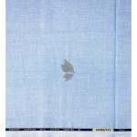 J.Hampstead Moretti Premium Egyptian Collection with 100% Giza Cotton Sky Blue Jacquard Pattern Unstitched Shirt Fabric of 1.6 mts - Made In Italy / VV2758