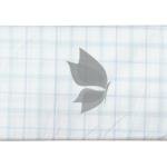 J.Hampstead Moretti Premium Egyptian Collection with 100% Giza Cotton White Checkered Pattern Unstitched Shirt Fabric of 1.6 mts - Made In Italy / VV2762