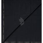 J.Hampstead Moretti Premium Egyptian Collection Natural Bamboo Blend Giza Black colour Solid Pattern Unstitched Shirt Fabric of 1.6 mts / VV2809