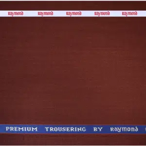 Raymond Premium Wool Solid Maroon Suit Fabric 3.0 mts - 4321 / VV4134