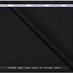 J.HAMPSTEAD POLY BLENDED BLACK MATTY UNSTITCHED SUIT FABRIC-3 MTS - 4321 / VV4799