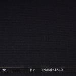 J.Hampstead Super 90's Wool Self Design Black Trouser Fabric of 1.3 Mts / VV5037