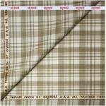 Raymond Wool Beige color Checkered pattern Unstitched Suit Fabric of 3 meters / VV5259