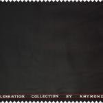 Raymond Viscose Rayon Black color Self Design Unstitched Suit Fabric of 3 meters / VV5292