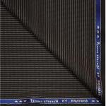 RAYMOND TECHNO STRETCH BROWN STRIPED POLY BLENDED UNSTITCHED TROUSER FABRIC OF 1.25 MTS / VV5297