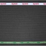 RAYMOND TECHNO STRETCH GREY STRIPED POLY BLENDED UNSTITCHED SUIT FABRIC - 3 METRES / VV5301- 4321