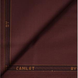 J.Hampstead Brick Plain Terron Rayon Unstitched Trouser Fabric - 1.25 Metres / VV6022