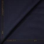 J.Hampstead Viscose Rayon Navy Blue Solid Trouser Fabric of 1.25 Mts / VV6035