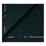 J.hampstead Green Plain Terron Rayon Unstitched Trouser Fabric - 1.25 Metres - VV6037