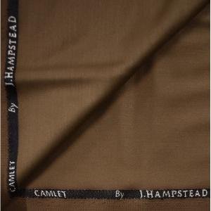 J.Hampstead Gold Plain Terron Rayon Unstitched Trouser Fabric - 1.25 Metres / VV6045