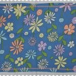 " Weaves Empire " 9.0 Feet x 9.0 Feet (King Size) 100 % Cotton Blue Colour Double Bed Set With Two Stitched Pillow Covers ( 46 cm x 69 cm ) / VV6086