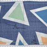 " Weaves Empire " 9.0 Feet x 9.0 Feet (King Size) 100 % Cotton Blue Colour Double Bed Set With Two Stitched Pillow Covers ( 46 cm x 69 cm ) / VV6089