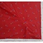 J.hampstead 100% Cotton Red Printed Self Checkered Design Unstitched Shirt Fabric - 1.6 Metres - An Vijayeshwara Product - VV6339
